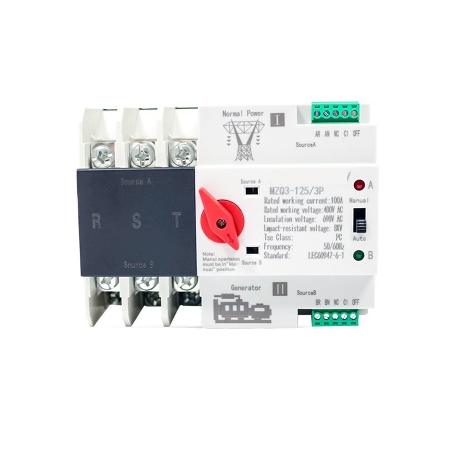 Amazon.com: ZipcOm Double Power Automatic Transfer Switch Din Rail